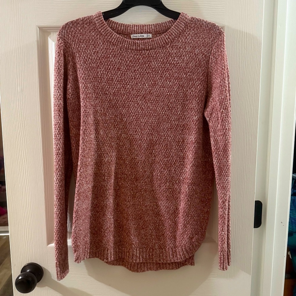 Pink Clover Cozy Sweater